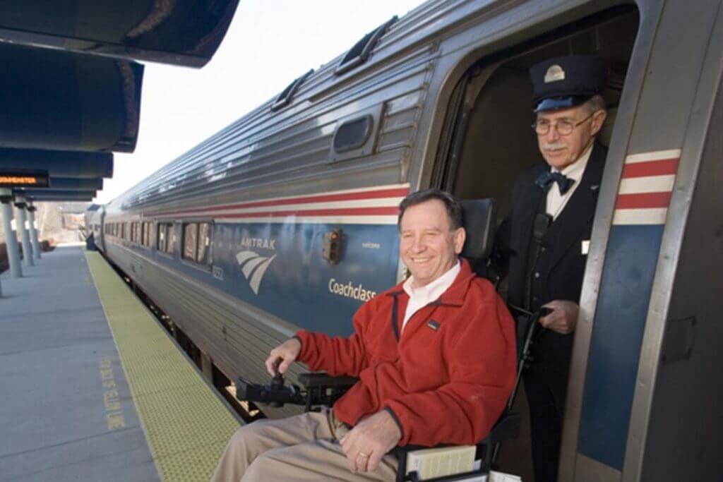 Amtrak Downeaster Disability/Medicare Discount Visit Freeport