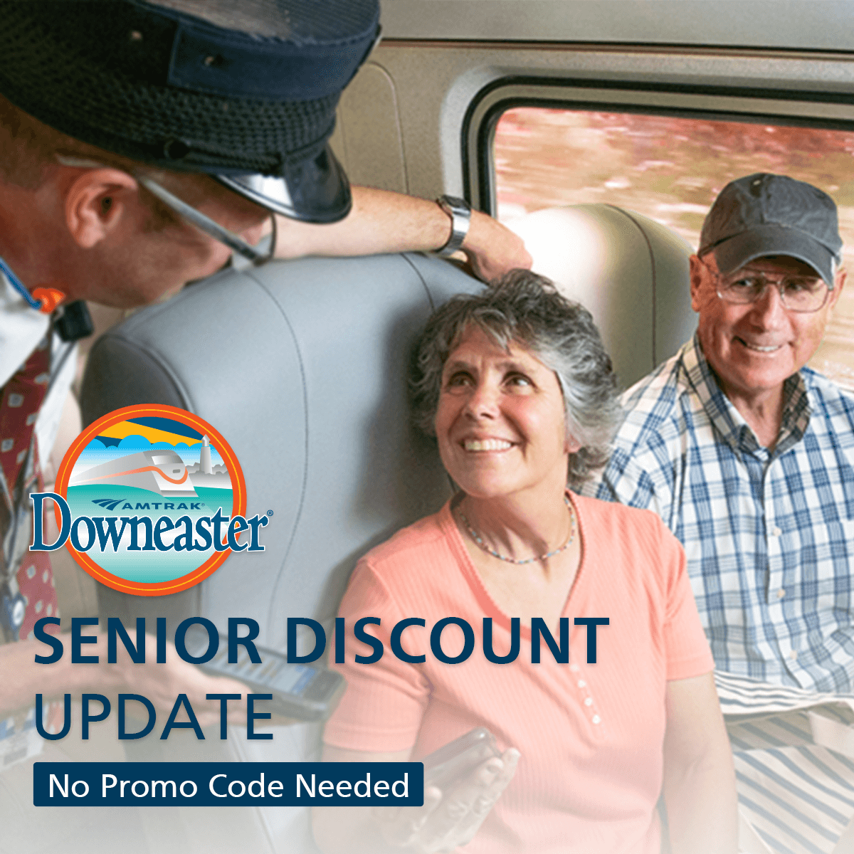 Amtrak Downeaster Seniors Discount Visit Freeport